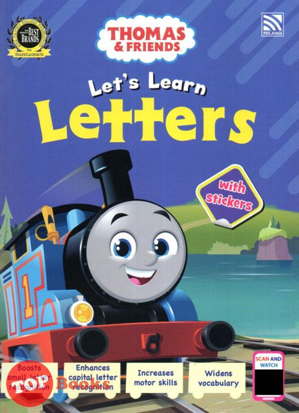 [TOPBOOKS Pelangi Kids] Thomas & Friends Let's Learn Letters With Stickers