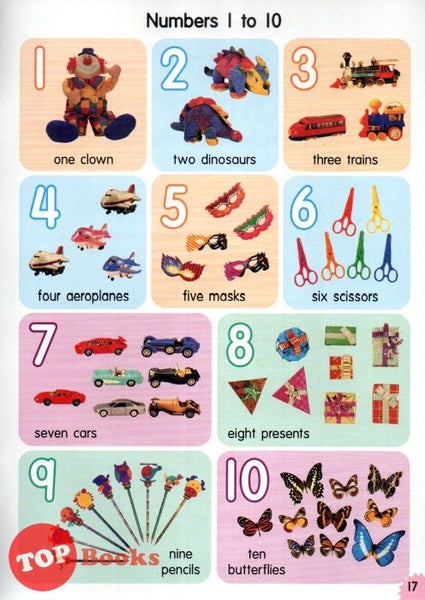 [TOPBOOKS Kohwai Kids] My First Preschool Series My First ABC 123 Pict
