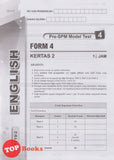 [TOPBOOKS Cemerlang] Transformasi Smart Kertas Model Pra SPM English CEFR Aligned Form 4 KSSM (2025)