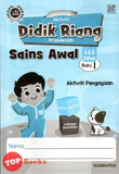 [TOPBOOKS Pelangi Kids] Aktiviti Didik Riang Prasekolah Sains Awal 4 & 5 Tahun Buku 1 (2024)