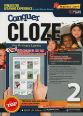 [TOPBOOKS SAP SG] Conquer Cloze For Primary Levels Workbook 2