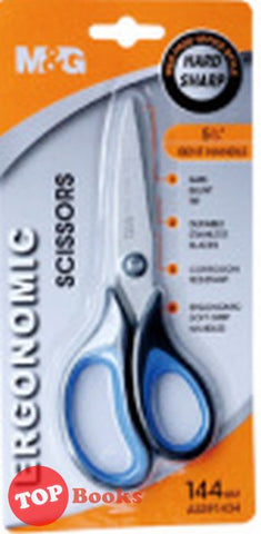 [TOPBOOKS M&G] Ergonomic Scissors 144 mm ASS91434 (Blue)