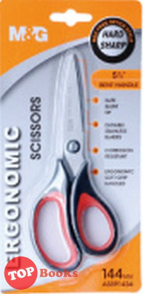 [TOPBOOKS M&G] Ergonomic Scissors 144 mm ASS91434 (Red)