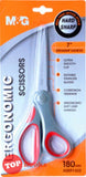 [TOPBOOKS M&G] Ergonomic Scissors 180 mm ASS91433 (Red)