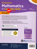 [TOPBOOKS Oxford ] Pemberton Mathematics for Cambridge IGCSE® Third Edition [Extended]