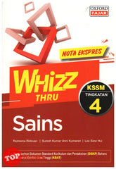 [TOPBOOKS Oxford Fajar] Whizz Thru Sains Tingkatan 4 KSSM