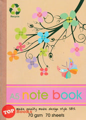 [TOPBOOKS SBS] Recycle A5 Notebook 70 gsm (70 sheets)