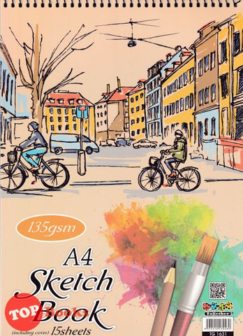 [TOPBOOKS Together] Sketch Book A4 TG1631 (Orange)