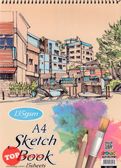 [TOPBOOKS Together] Sketch Book A4 TG1631 (Blue)