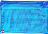 [TOPBOOKS Case] Net File Zipper Pencil Case CWF2254 (Blue)