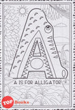 [TOPBOOKS Hunter Kids] A To Z Of Animals Colouring Book