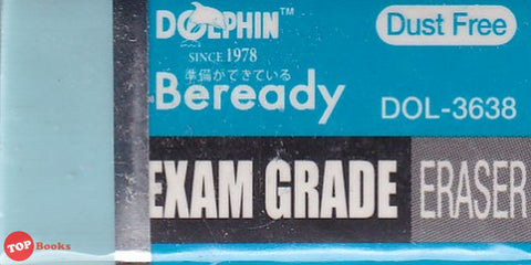 [TOPBOOKS Dolphin] Beready Exam Grade Eraser DOL-3638 (Blue)