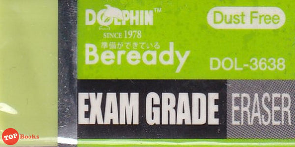 [TOPBOOKS Dolphin] Beready Exam Grade Eraser DOL-3638 (Green)