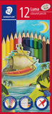 [TOPBOOKS Staedtler] Luna Coloured Pencils 12 Colours (Long)