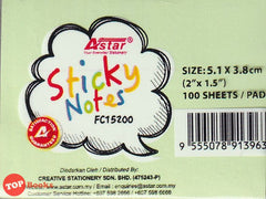 [TOPBOOKS AStar] Sticky Notes FC15200 (Green)