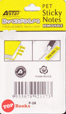 [TOPBOOKS AStar] Sign Here Pet Sticky Notes Removable 5 colours