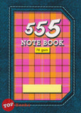 [TOPBOOKS Chiat Cheong] 555 Note book 70 gsm (Blue)