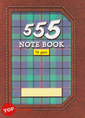 [TOPBOOKS Chiat Cheong] 555 Note book 70 gsm (Brown)