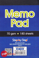 [TOPBOOKS SBS] Memo Pad 180 Sheets (Dark Blue)