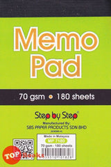 [TOPBOOKS SBS] Memo Pad 180 Sheets (Green)