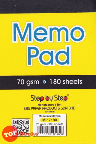 [TOPBOOKS SBS] Memo Pad 180 Sheets (Yellow)