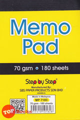 [TOPBOOKS SBS] Memo Pad 180 Sheets (Yellow)