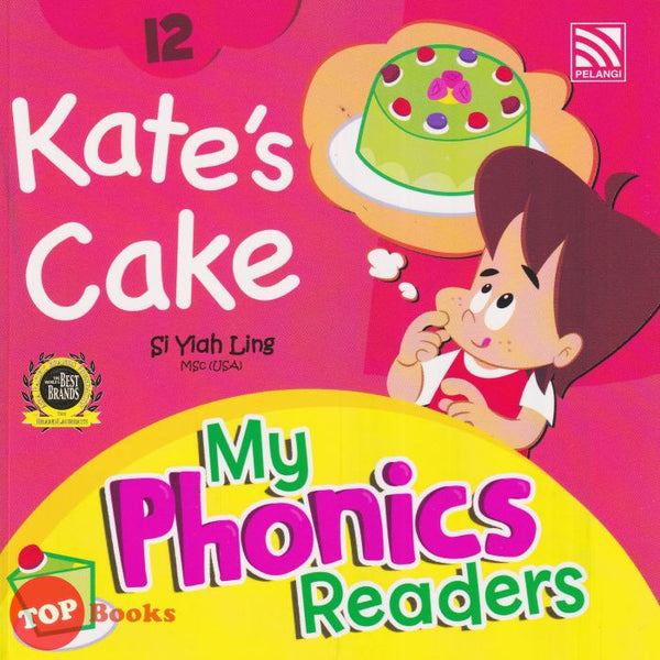 [TOPBOOKS Pelangi Kids] My Phonics Readers Book 12 Kate's Cake (2020)