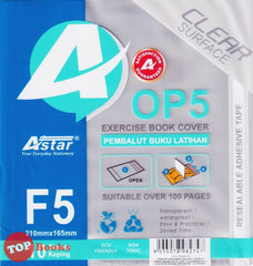 [TOPBOOKS AStar] Clear Surface OP5 F5 Exercise Book Cover
