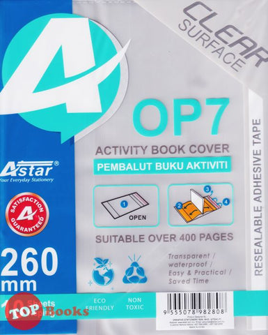 [TOPBOOKS AStar] Clear Surface OP7 260mm Activity Book Cover