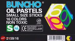[TOPBOOKS Buncho] Oil Pastels Small Size Sticks (16 Colours)