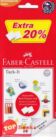 [TOPBOOKS Faber-Castell] Tack-It Reusable Multi-Purpose Tack (108 pcs)