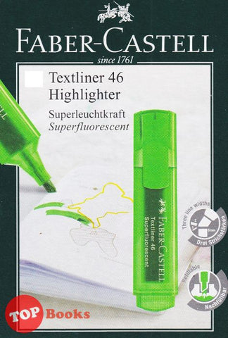 [TOPBOOKS Faber-Castell] Textliner 46 Superfluorescent Highlighter (Green)