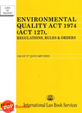 [TOPBOOKS Law ILBS] Environmental Quality Act 1974 (Act 127), Regulations, Rules & Orders (2022)