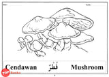 [TOPBOOKS Dunia Ilmu Tijarah Kids] Belajar Sambil Mewarna (Sayur-Sayuran)