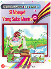 [TOPBOOKS Dunia Ilmu Tijarah Kids] Siri Bacaan Moral Suku Kata Si Monyet Yang Suka Meniru