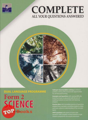 [TOPBOOKS SAP] Complete All Your Questions Answered DLP Science Form 2 (2022)