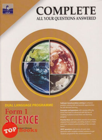 [TOPBOOKS SAP] Complete All Your Questions Answered DLP Science Form 1 (2022)