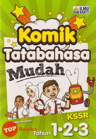[TOPBOOKS Ilmu Bakti] Komik Tatabahasa Mudah Tahun 1, 2 & 3 KSSR (2023)