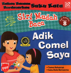 [TOPBOOKS Pelangi Kids] Siri Mudah Baca Set Kelima Buku 8 Adik Comel Saya