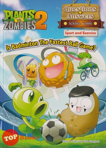 [TOPBOOKS Apple Comic] Plants vs Zombies 2 Science Comic Is Badminton The Fastest Ball Game? (2022)