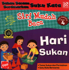 [TOPBOOKS Pelangi Kids] Siri Mudah Baca Set Kelima Buku 4 Hari Sukan