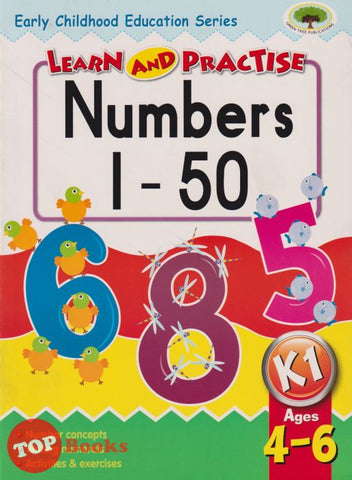 [TOPBOOKS GreenTree Kids) Learn And Practise Number 1-50 Ages 4-6