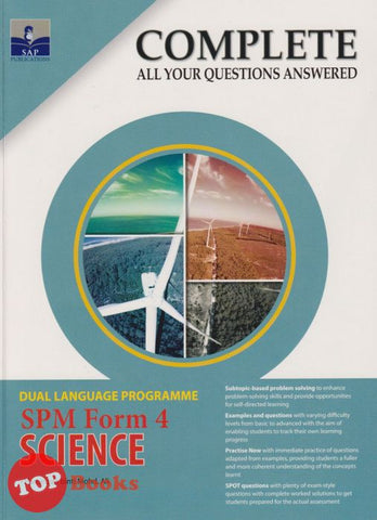 [TOPBOOKS SAP] Complete All Your Questions Answered DLP SPM Science Form 4 (2022)