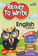 [TOPBOOKS Ilmu Bakti] Ready to Write English KSSR Year 1, 2 & 3 KSSR ( 2023)