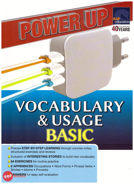 [TOPBOOKS SAP SG] Power Up Vocabulary & Usage Basic