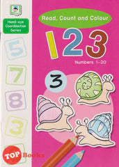 [TOPBOOKS Daya Kids] Read, Count And Colour 123 Numbers 1-20 (2021)