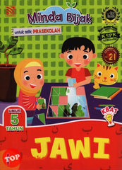 [TOPBOOKS Pelangi Kids] Minda Bijak Untuk Adik Prasekolah Jawi 1 Umur 5 Tahun (2021)