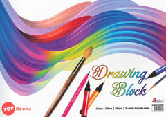 [TOPBOOKS Benchmark] Standard Drawing Block B4 S170 (White)