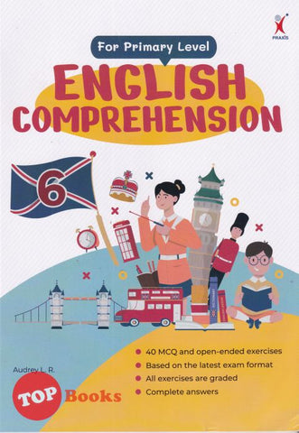 [TOPBOOKS Praxis] English Comprehension for Primary Level 6 (2023)