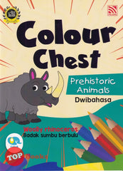 [TOPBOOKS Pelangi Kids] Colour Chest Prehistoric Animals Dwibahasa